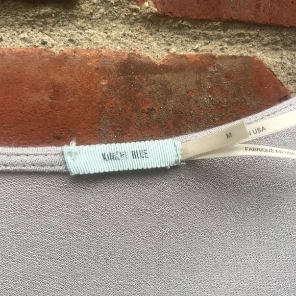 Gray High-Low Flutter Tee - Picture 2 of 3